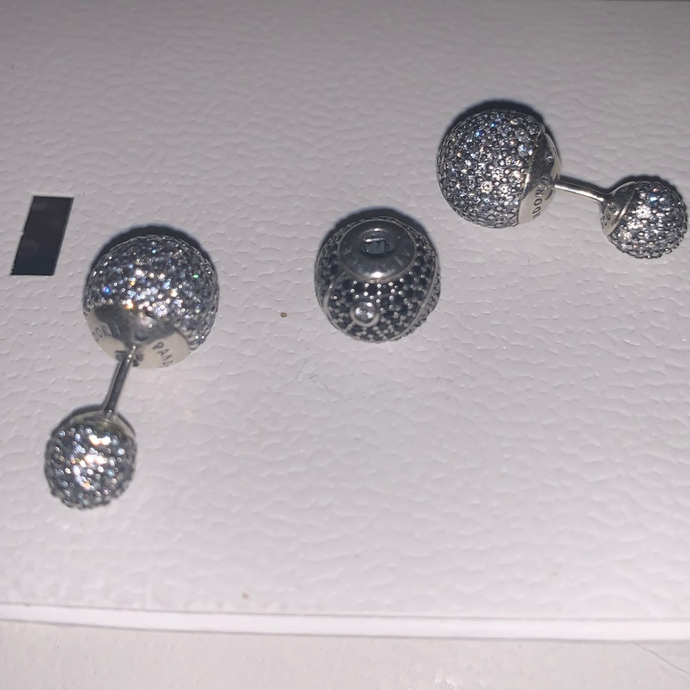 Pandora Earrings and Spacer Set